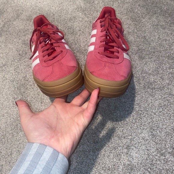 Adidas Gazelle Bold Platform Sneakers ‘Wild Pink Gum’ - Picture 6 of 14